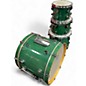 Used DW 4 Piece 4 piece workshop Emerald Green Drum Kit