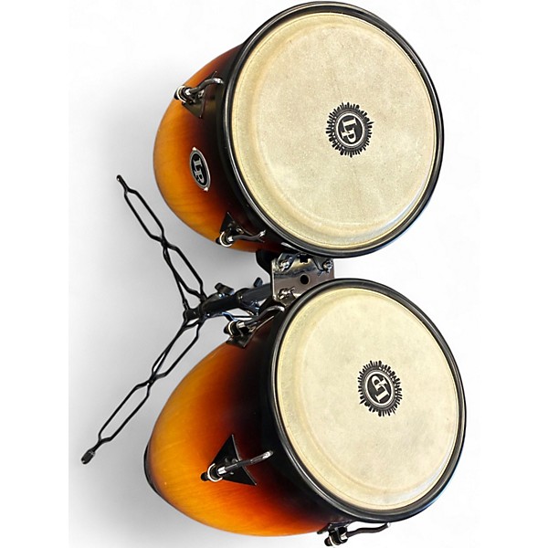 Used LP City Conga Set with Double Stand Vintage Sunburst Conga
