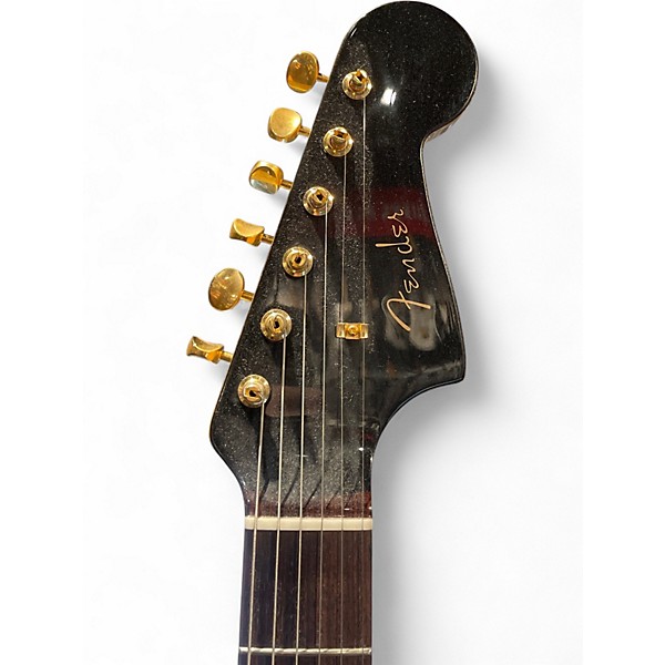 Used 2025 Fender Traditional II 60s Jazzmaster Black Pearl Solid Body Electric Guitar