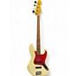 Used Fender Jazz Bass Olympic White Electric Bass Guitar thumbnail