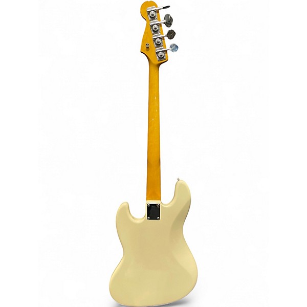 Used Fender Jazz Bass Olympic White Electric Bass Guitar
