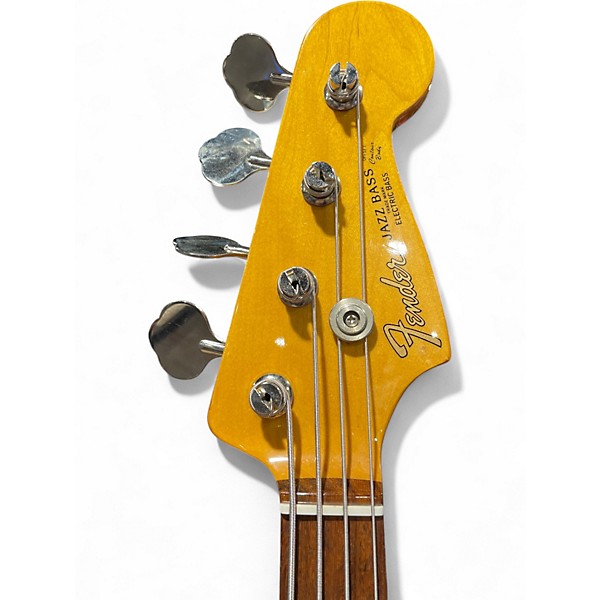 Used Fender Jazz Bass Olympic White Electric Bass Guitar