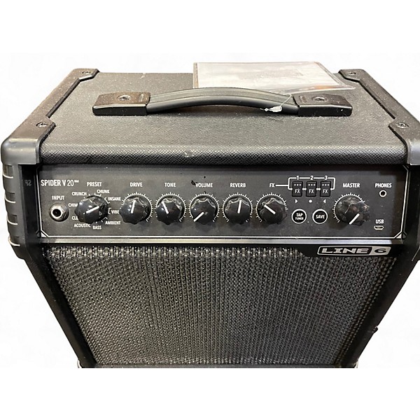 Used Line 6 Spider V 20 MkII 20w 1x8 Guitar Combo Amp