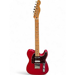 Used 2000s Fender Nashville Telecaster Red Solid Body Electric Guitar