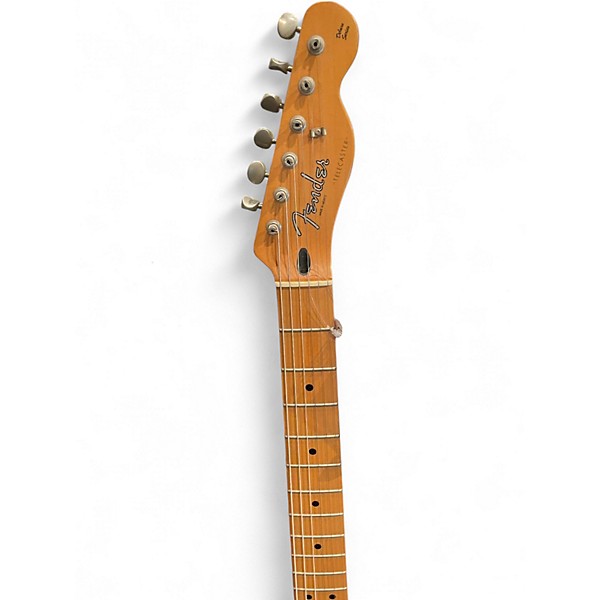 Used 2000s Fender Nashville Telecaster Red Solid Body Electric Guitar