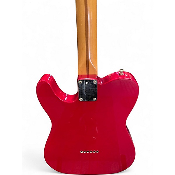 Used 2000s Fender Nashville Telecaster Red Solid Body Electric Guitar