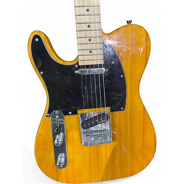 Used Glarry T STYLE LH Butterscotch Solid Body Electric Guitar