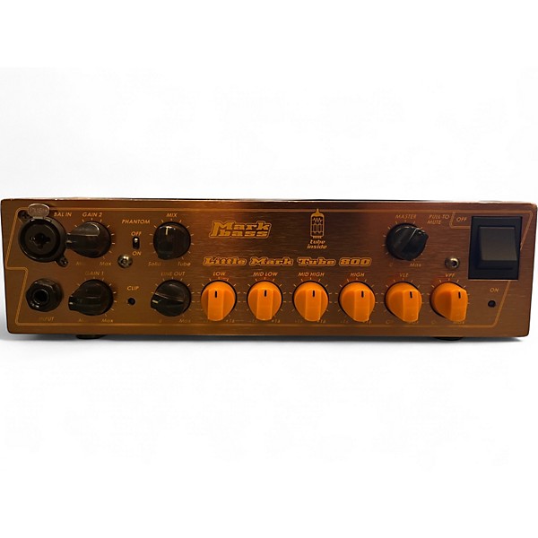 Used Markbass Little Mark Tube 800 Tube Bass Amp Head