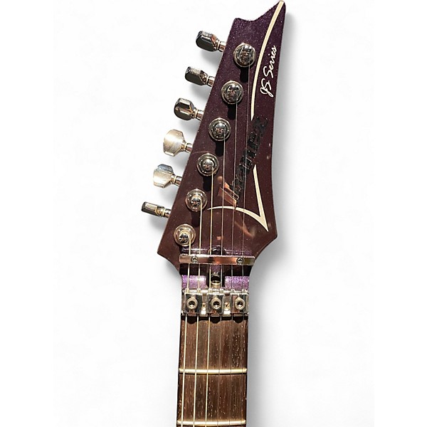 Used Ibanez JS2450-MCP Joe Satriani Signature Purple Solid Body Electric Guitar