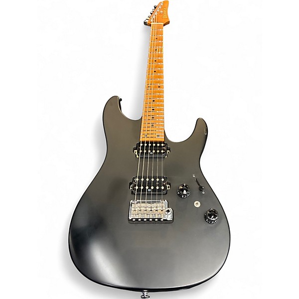 Used 2020s Ibanez AZ2402 Prestige Black Solid Body Electric Guitar