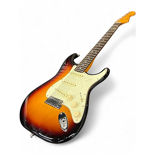 Used 2024 Fender American Ultra Stratocaster 3 Color Sunburst Solid Body Electric Guitar