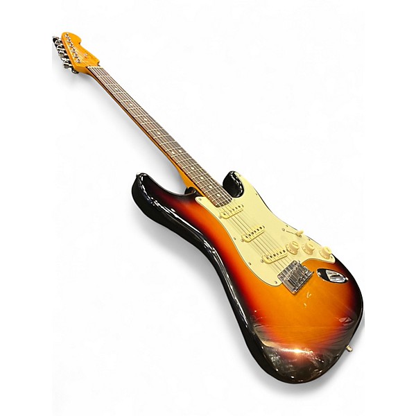 Used 2024 Fender American Ultra Stratocaster 3 Color Sunburst Solid Body Electric Guitar