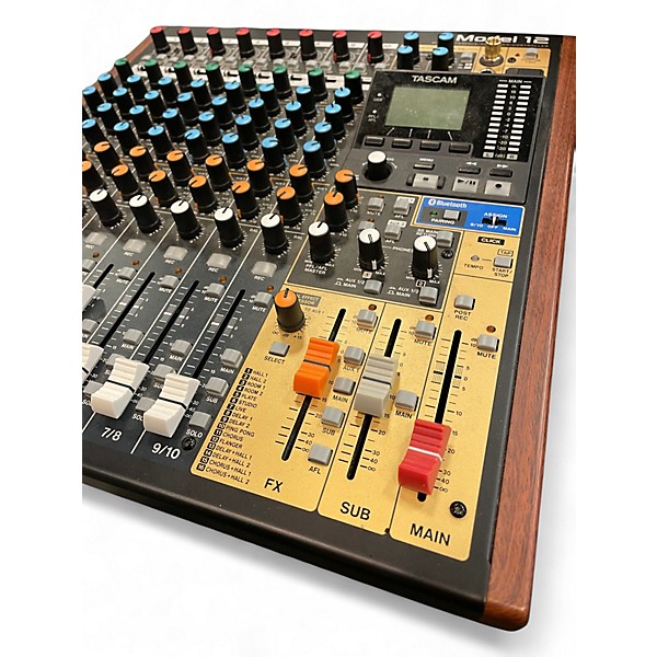 Used TASCAM MODEL 12 Powered Mixer