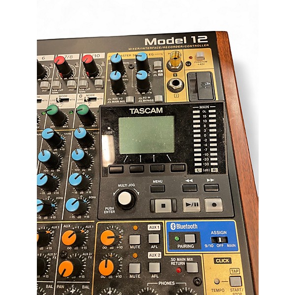Used TASCAM MODEL 12 Powered Mixer