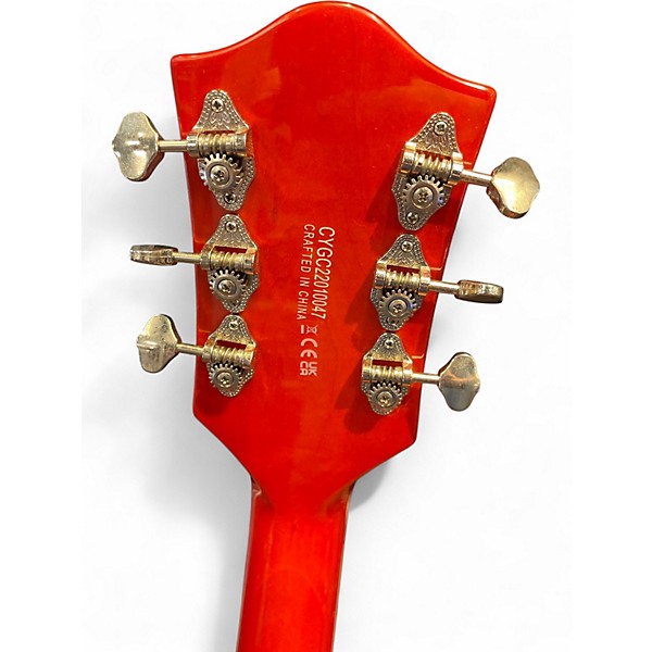 Used Gretsch Guitars G5427T Orange Hollow Body Electric Guitar