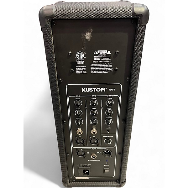 Used Kustom PA PA50 Powered Speaker