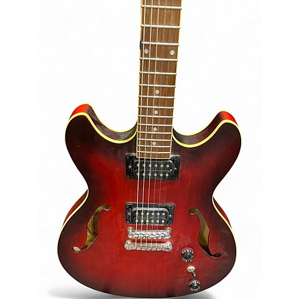 Used Ibanez AS53 Dark Cherry Burst Hollow Body Electric Guitar