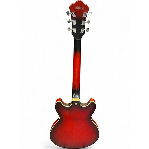 Used Ibanez AS53 Dark Cherry Burst Hollow Body Electric Guitar