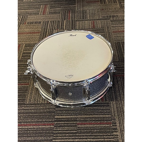 Used Pearl 5.5X14 SST Limited Edition Snare Silver Sparkle Drum