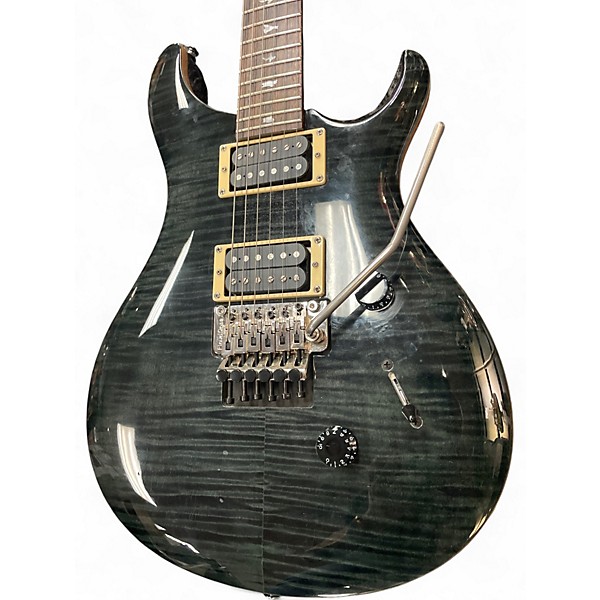 Used PRS SE CUSTOM Black Onyx Solid Body Electric Guitar