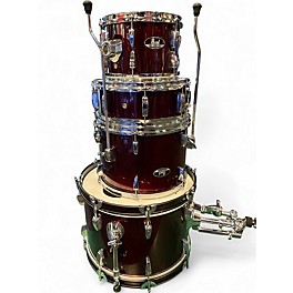 Used Pearl 4 Piece roadshow red sparkle Drum Kit