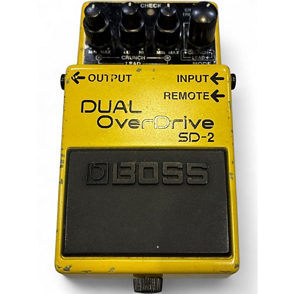 Used BOSS SD2 Dual Overdrive Effect Pedal