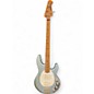 Used Ernie Ball Music Man StingRay Special HH Firemist Silver Electric Bass Guitar thumbnail