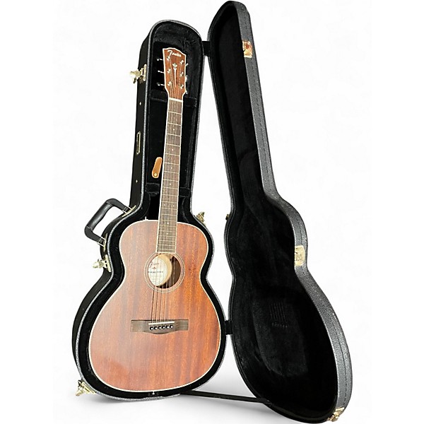 Used Fender Paramount PM-TE Mahogany Acoustic Electric Guitar