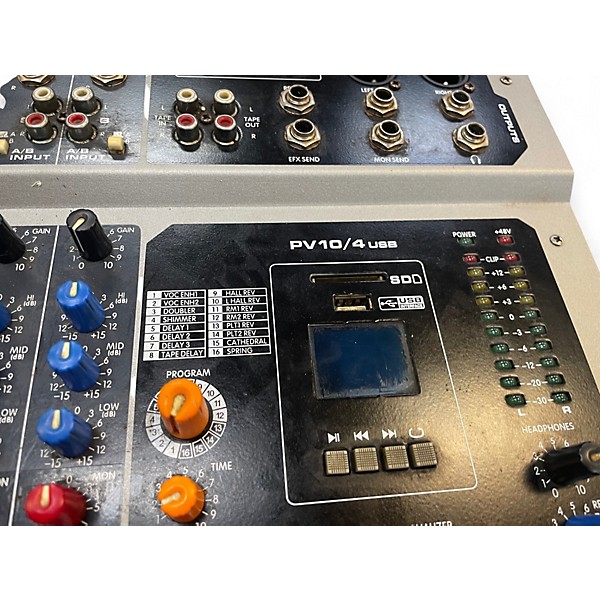 Used Peavey PV 10/4 USB Unpowered Mixer