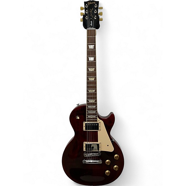 Used Gibson Les Paul Studio Cherry Solid Body Electric Guitar