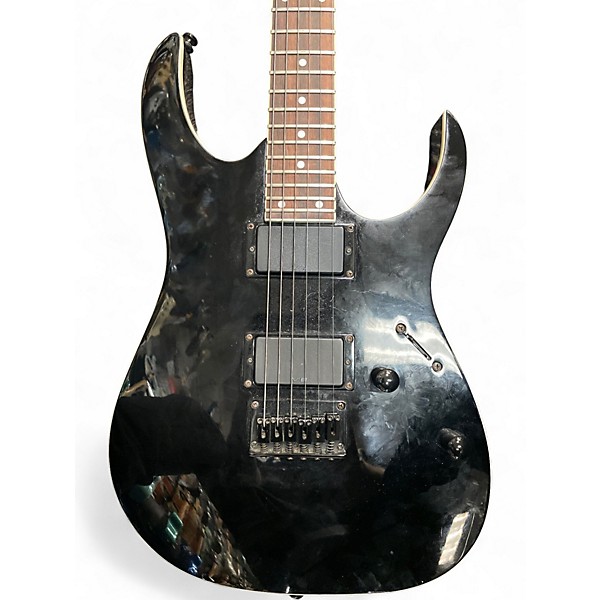 Used Ibanez RG2EX1 Black Solid Body Electric Guitar