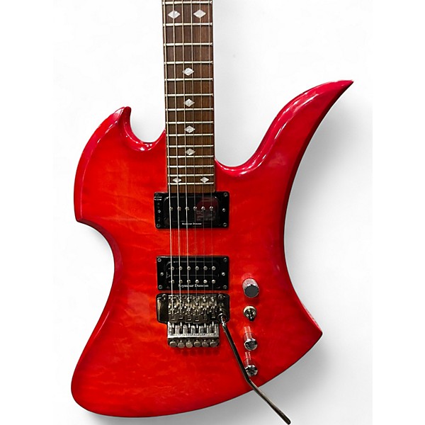 Used 2007 B.C. Rich NJ Series Mockingbird Red Solid Body Electric Guitar