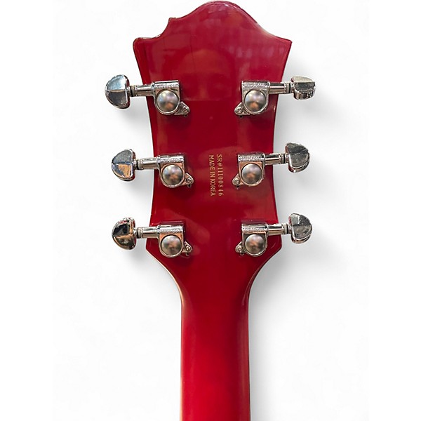 Used 2007 B.C. Rich NJ Series Mockingbird Red Solid Body Electric Guitar
