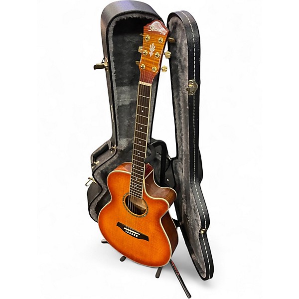 Used Ibanez AEG20E ORANGE BURST Acoustic Electric Guitar