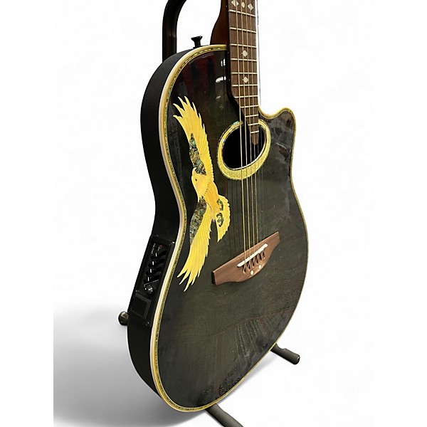 Used Copley CA480 Gray Sunburst Acoustic Electric Guitar