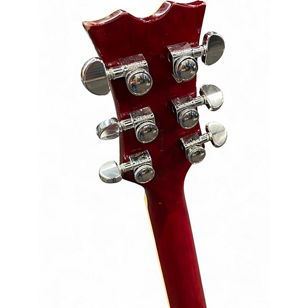 Used 2004 Dean Sarasota Transparent Red Solid Body Electric Guitar