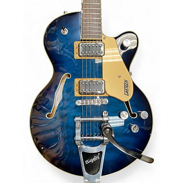 Used Gretsch Guitars G5655T-QM Trans Blue Hollow Body Electric Guitar