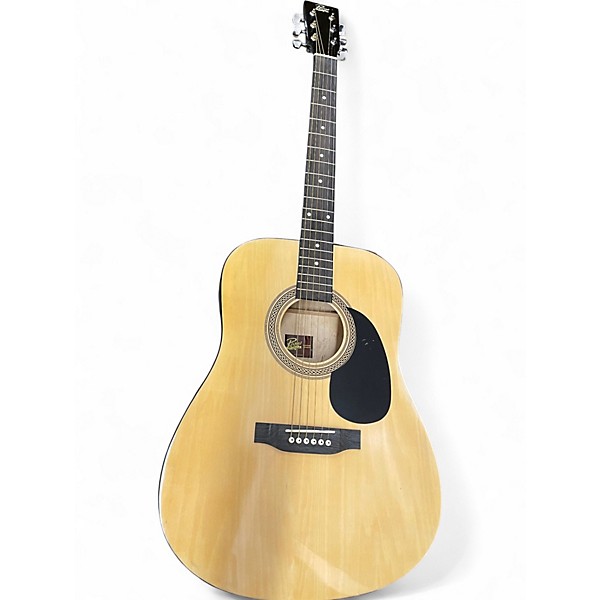 Used Rogue RA-090 Dreadnought Natural Acoustic Guitar