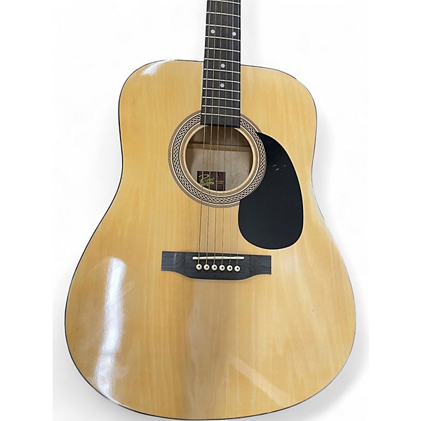 Used Rogue RA-090 Dreadnought Natural Acoustic Guitar