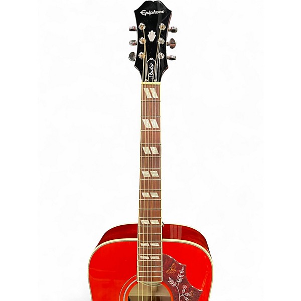 Used Epiphone Hummingbird studio 2 Color Sunburst Acoustic Electric Guitar