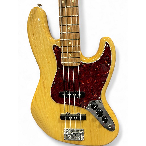 Used Fender Standard Jazz Bass Natural Electric Bass Guitar