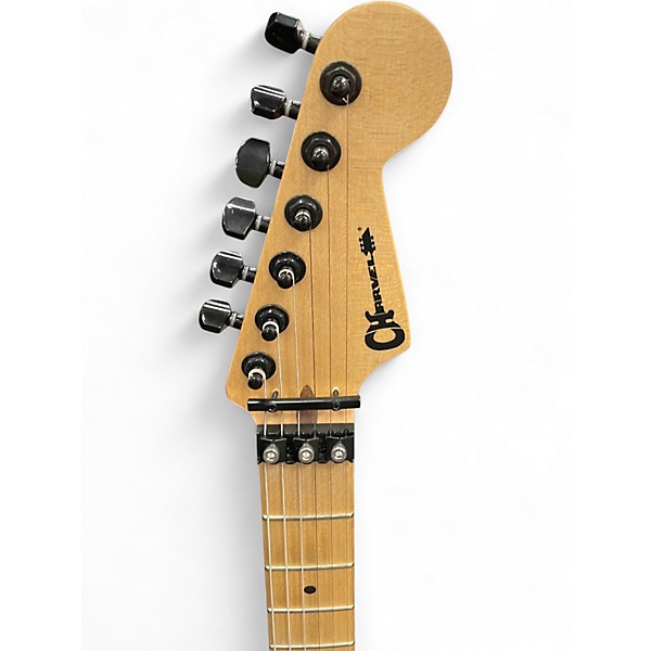 Used Charvel Super Stock San Dimas Black Solid Body Electric Guitar