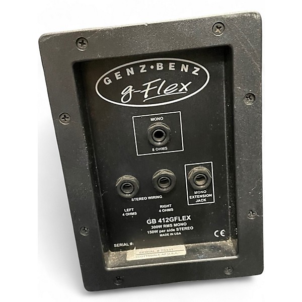 Used Genz Benz GB-412 G-FLEX Guitar Cabinet