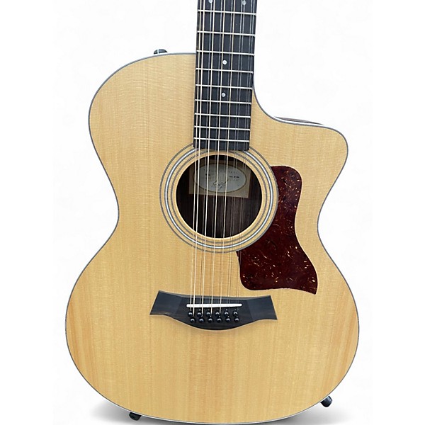 Used Taylor 254ce Natural 12 String Acoustic Electric Guitar