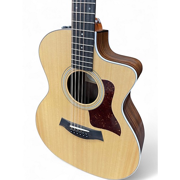 Used Taylor 254ce Natural 12 String Acoustic Electric Guitar