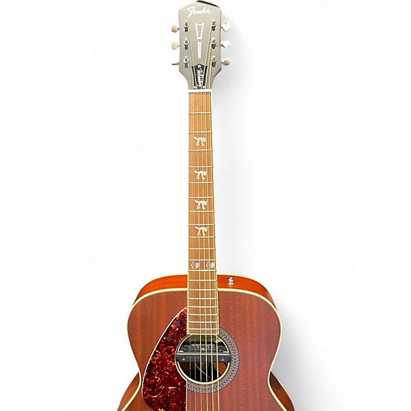 Used Fender Tim Armstrong Hellcat Mahogany Acoustic Electric Guitar