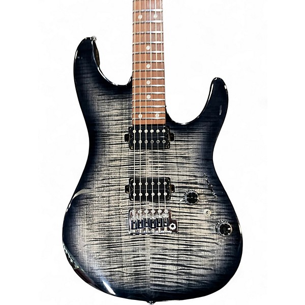 Used Ibanez AZ24S1F Transparent black sunburst Solid Body Electric Guitar