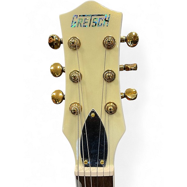 Used Gretsch Guitars Pristine Jet white gold Solid Body Electric Guitar