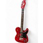 Used Fender JA90 Jim Adkins Thinline Telecaster Trans Red Hollow Body Electric Guitar thumbnail