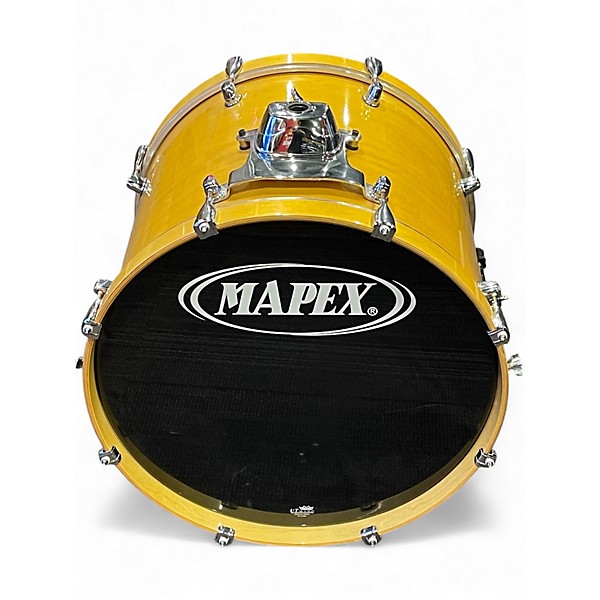 Used Mapex 7 Piece PRO M 7-PIECE KIT Transparent Cherry Drum Kit